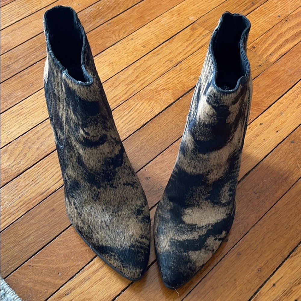 Black and Tan booties